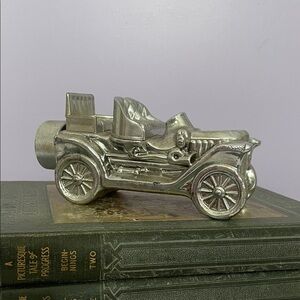 Avon Silver Classic Car cologne bottle collectible